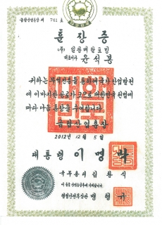 President honor Certificate